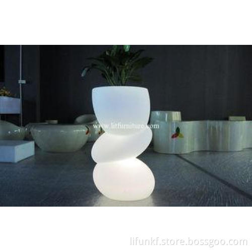 LED lighting flower pot / planter , LED Lighting Furniture